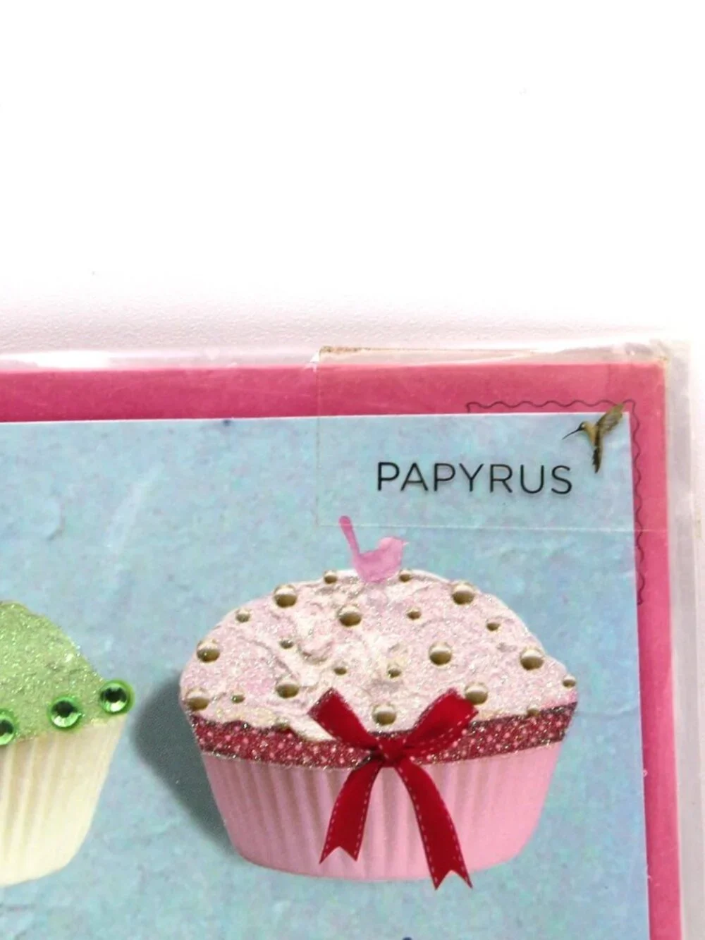 Beautiful Unique Special Cupcake Theme Birthday Greeting Card & Envelope Papyrus